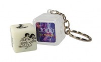 Dado com chaveiro Jogo do Prazer